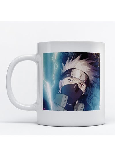 Naruto Anime Printed Mug White/Blue/Grey