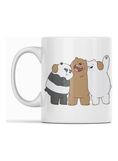 Bears Mug for Tea and Coffee White 350ml