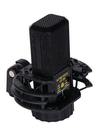 Professional Condenser Microphone Noiseless XLR Mic black