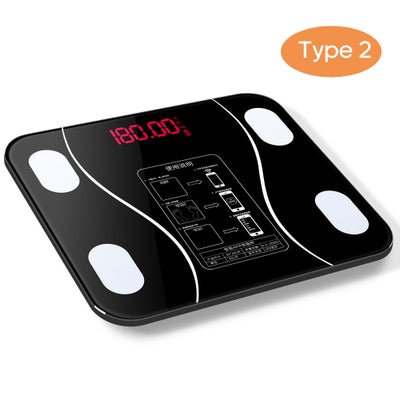 BT Electronic Digital Multi-Functional Home Use Intelligent Body Weight Scale with Led Display
