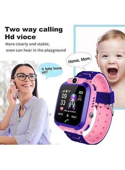 C002 Waterproof Smart Watch For Kids Pink