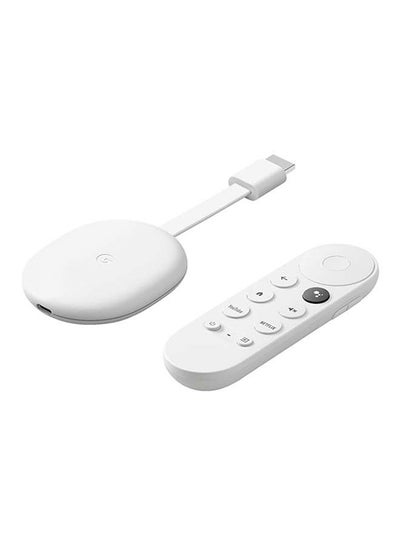 Chromecast with Google TV - 4K with remote Streaming device White