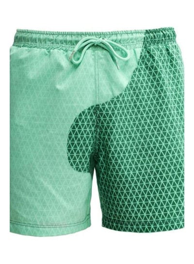 Color Changing Beach Shorts Green