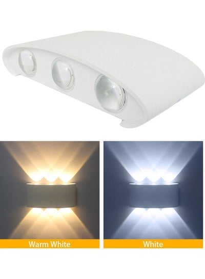 Modern Wall Sconce Lights LEDs 6x2W Warm White 18 x 5 x 9centimeter