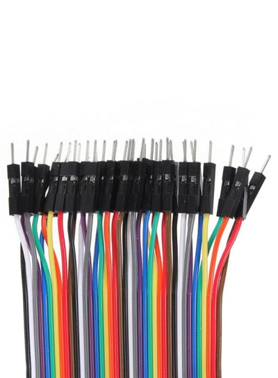 DuPont Jumper Wires Set Male To Male [40 Jumpers per set] Multicolour 20cm