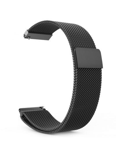 Milanese Loop Stainless Steel Bracelet Smart Watch Strap Samsung Gear S3 Frontier Black