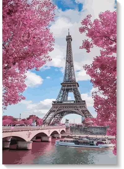 Paris In Spring Wall Art Multicolour 40x60cm
