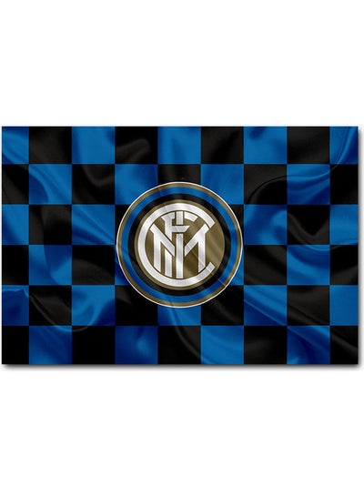 Inter Milan FC Wall Art Blue/Black 40x60cm