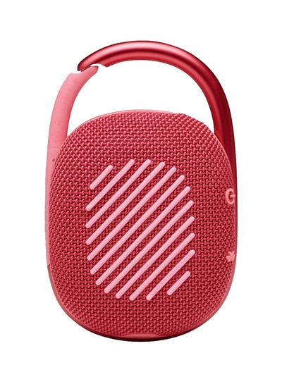 Clip 4 Portable Bluetooth Speaker - Ultra Portable Design - Integrated Carabiner - Ip67 Waterproof - 18H Battery Red