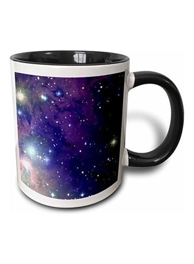 Cool Outer Space Stars and Planets Ceramic Mug Multicolour 11 ozounce