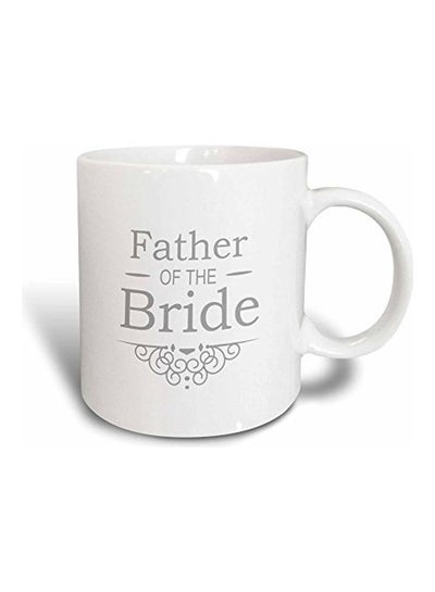 Father of The Bride Mug Black/White 11ounce