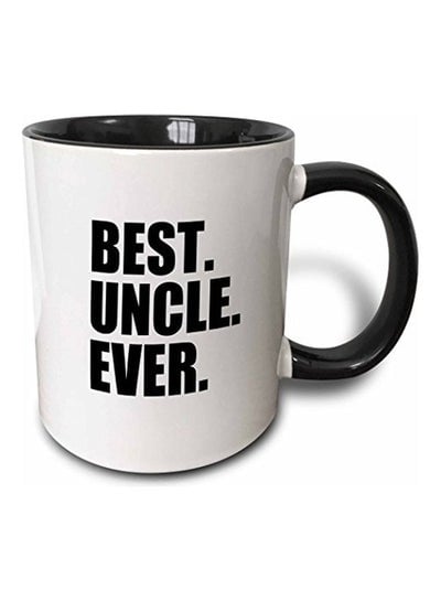 Best Uncle Ever Printed Mug Black/White 11ounce