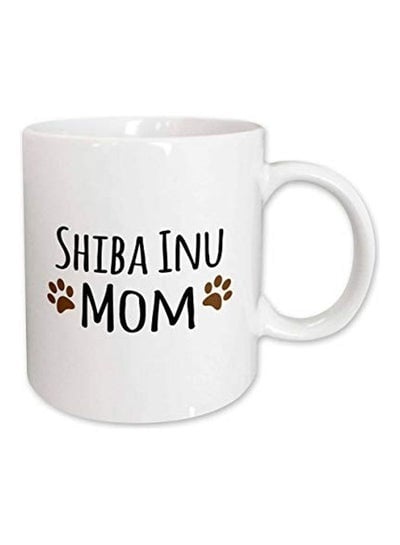 Shiba Inu Dog Mom Ceramic Mug Black/White/Blue 45inch