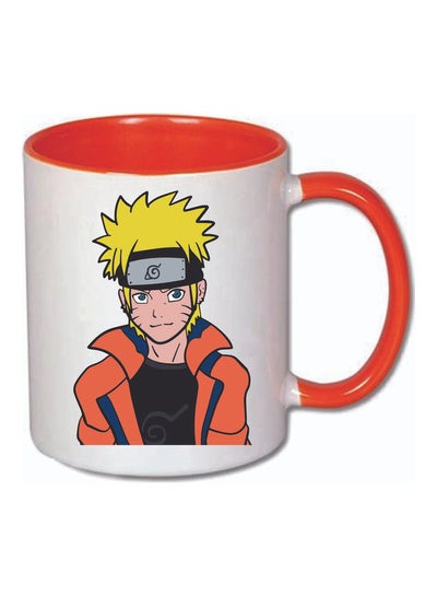 Naruto Manga Series Printed Ceramic Mug Multicolour 11ounce