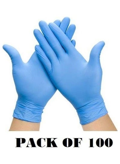 100-Piece Nitrile Examination Gloves