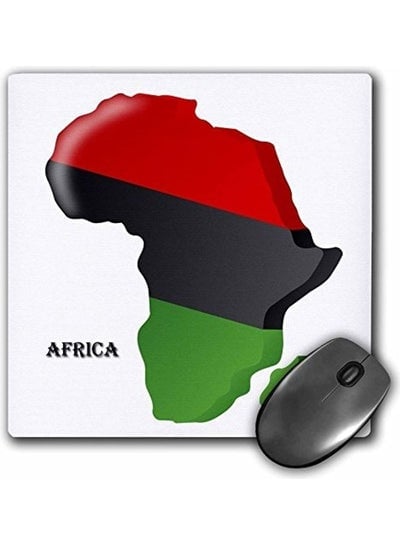 Africa 3D Map Printed Mouse Pad Multicolour