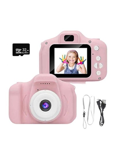 Kids Toy Digital Camera With 32GB Memory Card And Card Reader