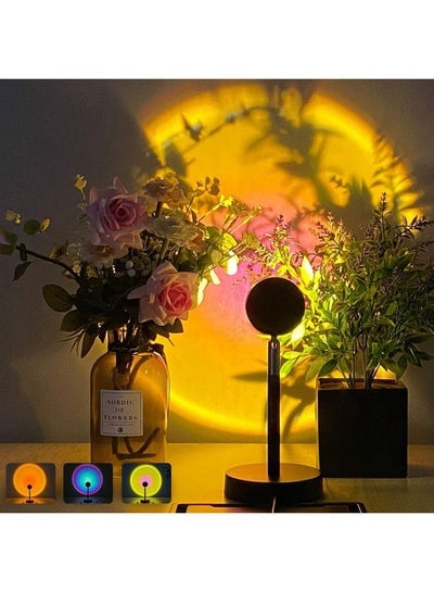 Sunset Projection LED Table Lamp Yellow