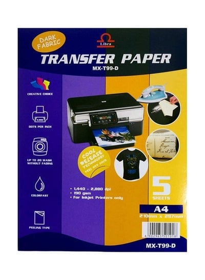 5 Sheets Transfer Paper A4
