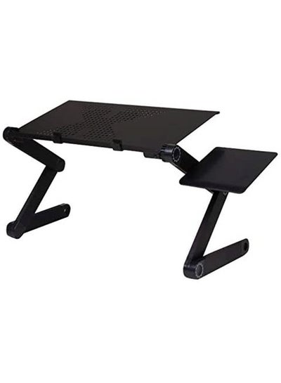 Foldable Laptop Table Stand Black