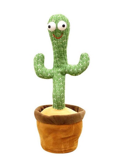 Singing And Dancing Decorative Funny Early Childhood Education Plush Cactus Toy For Kids 25 x 10 x 8cm