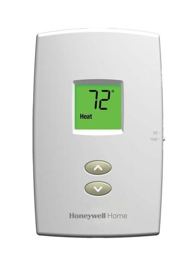 1000 Vertical Non-Programmable Thermostat with LCD Display white