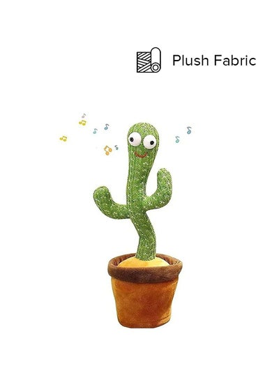 Beautiful And Cute Big Eyed Dancing Cactus Plush Stuffed Toy With Music