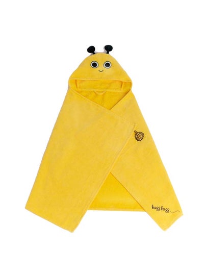Buzzy Bee Velvet Hooded Baby Towel