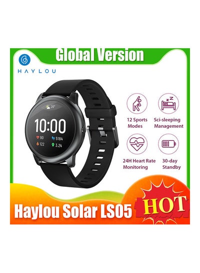 Global Version LS05 Solar Smart Watch Black