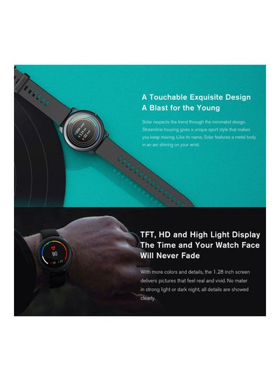 Global Version LS05 Solar Smart Watch Black