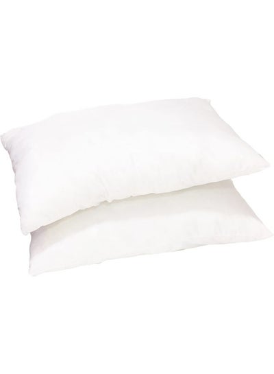 2-Piece Anti Allergy Pillow With Polyester Filling Polyester White 70x50cm