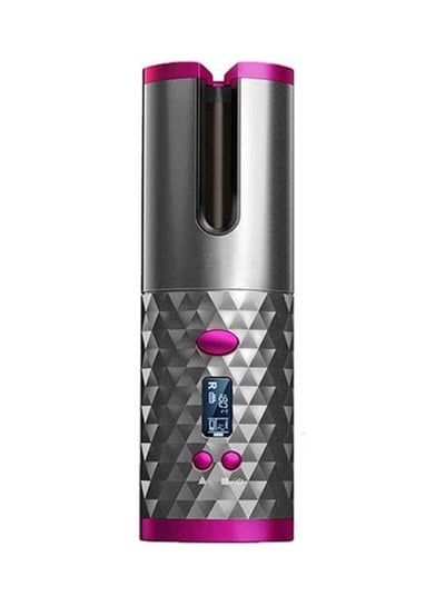 Rechargeable Automatic Hair Curler Silver/Pink/Black
