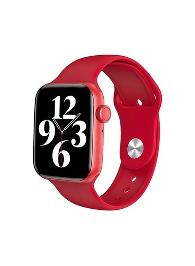 V22 Smart Watch Zinc Alloy 200mAh Battery With Call Red