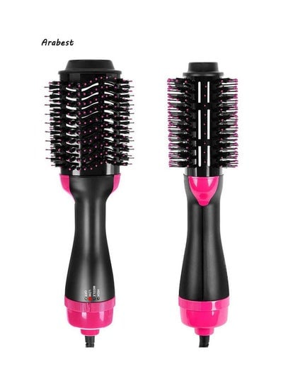 Electric Professional Hair Comb Black/Pink 34cm
