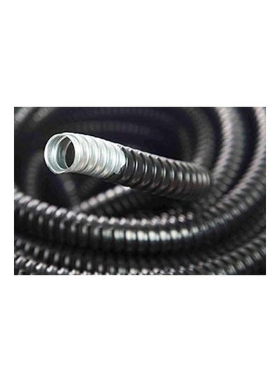 PVC Coated Galvanized Steel Flexible Conduit for Protection of Cable and Wire in Tunnels Black 25millimeter