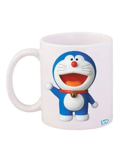 Doraemon Printed Coffee Mug White/Blue/Orange