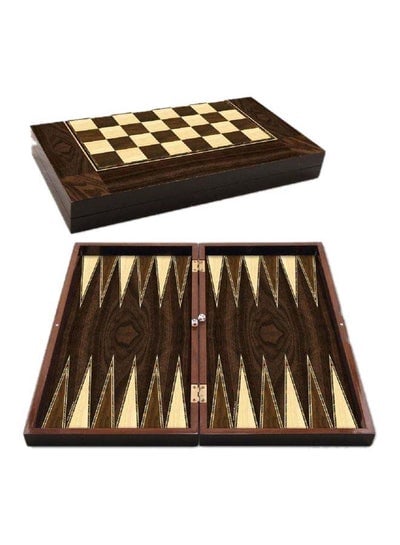 Polyester Backgammon Set 25 x 49 x 7.5cm