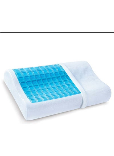Memory Foam Pillow Gel -  Standard Memory Foam Off White 40x60x15cm