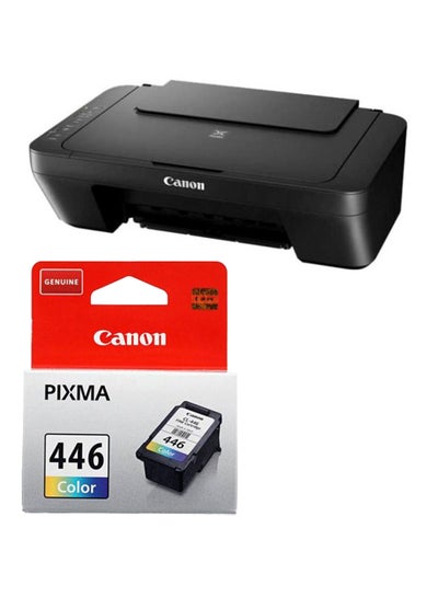 Pixma Inkjet Multifunction Printer With CL-446 Ink Cartridge Tricolour