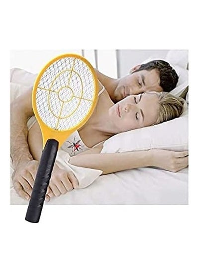 Mosquito Killer Electric Tennis Bat Racket Yellow/Black 24inch