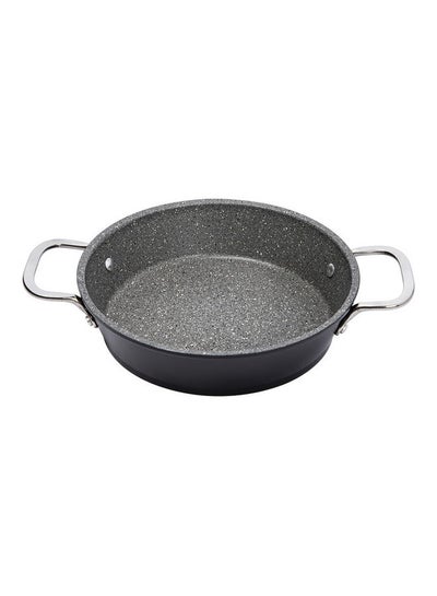 PFOA Free Granite 1 Quart Excellence Non-Stick Omelette Pan with Oven and Dishwasher Safe Black 20cm