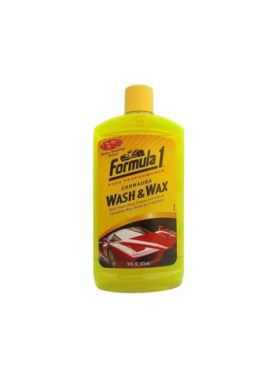 Formula 1 ,473ml Carnauba Wash & Wax Liquid