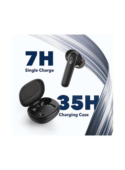 Life P3 Bluetooth Earphones, Noise Cancelling Wireless Earbuds, Thumping Bass, 6 Mics, Multi Mode, 50H Playtime, Wireless Charging, Soundcore App, Customized Sound, Gaming Mode Black