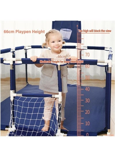 Baby Foldable Playpen With Safety Fence
