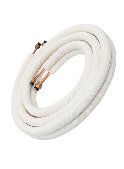 Air Conditioner Pair Copper Coil Pipe White 4meter