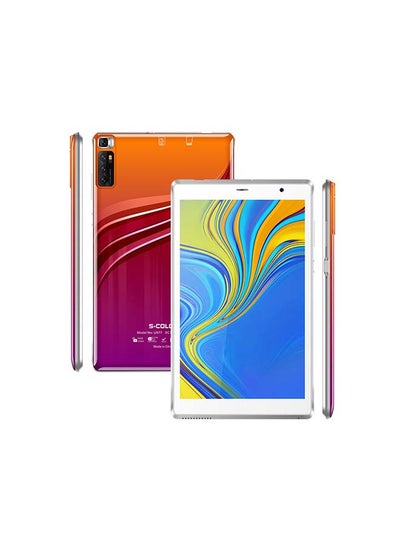 U-977 Smart Tablet 8-Inch Purple/Orange 3GB RAM 32GB ROM 4G-LTE