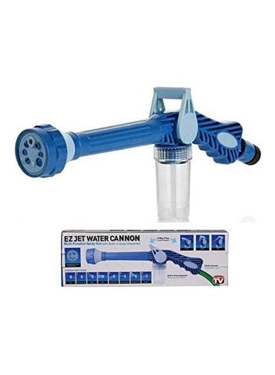 Jet Water Cannon 8 In 1 Turbo Water Spray Gun Blue