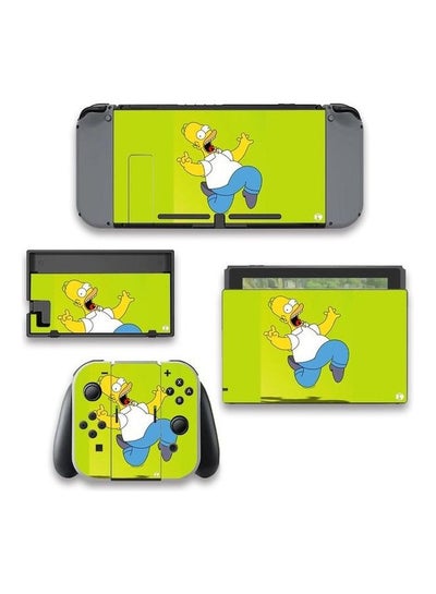 Printed Nintendo Switch Sticker Animation Homer From The Simpsons By 20th Century