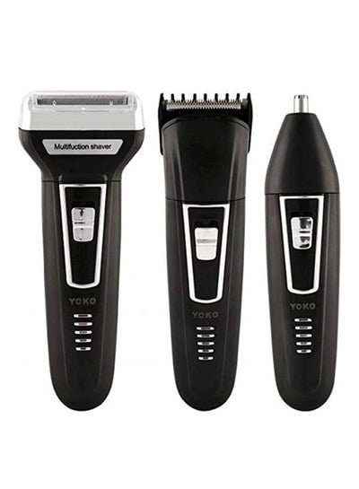YK-6558 3 In 1 Clipper And Trimmer Black