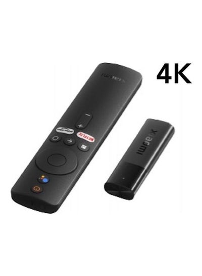 Mi TV Stick 4K Ultra HD Streaming Device, Android TV 11 with Google Assistant Voice Remote Control Streaming Media Player Black
